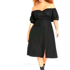 Sweetheart Linen Dress